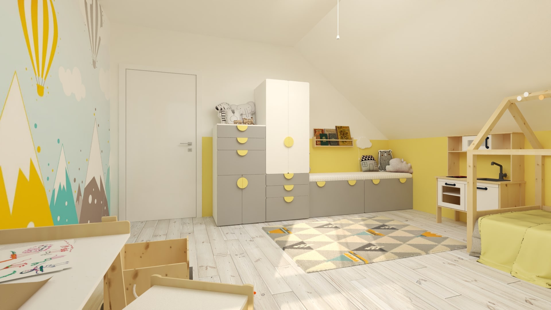 detská izba s nábytkom Ikea